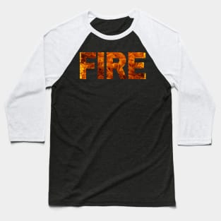 FIRE HALLOWEEN COSTUME FIRE AND ICE MATCHING COUPLES Baseball T-Shirt